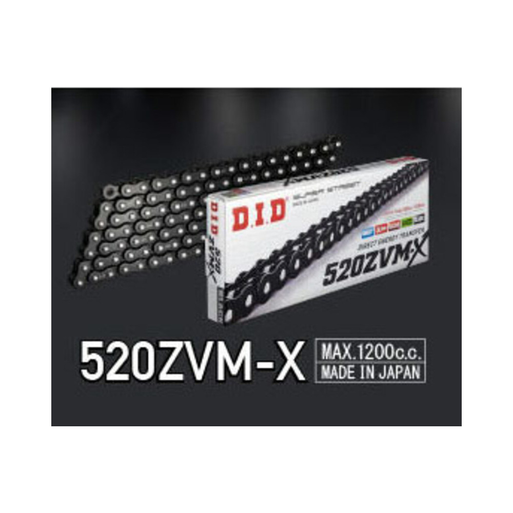 Chaîne de transmission D.I.D 520ZVM-X X-Ring 520