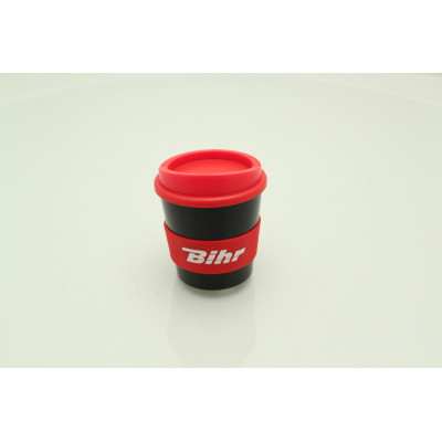 Travel Mug BIHR rouge et noir 250ml