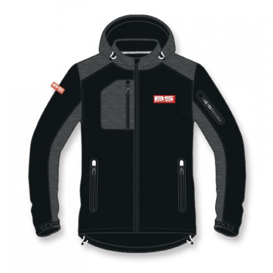 Veste softshell BS BATTERY Bs Factory - noir/gris taille L