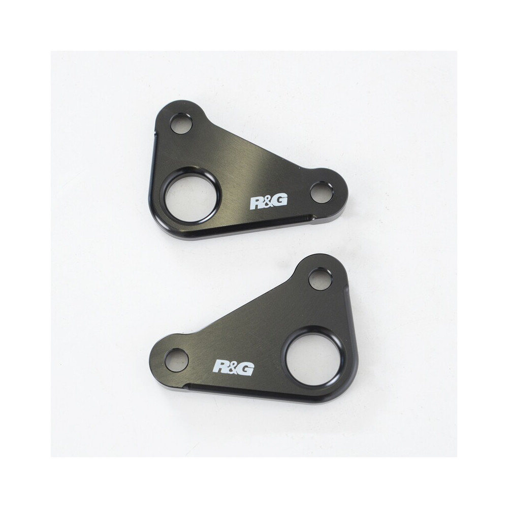 Platines pour sangles R&G RACING noir Ducati Panigale V4