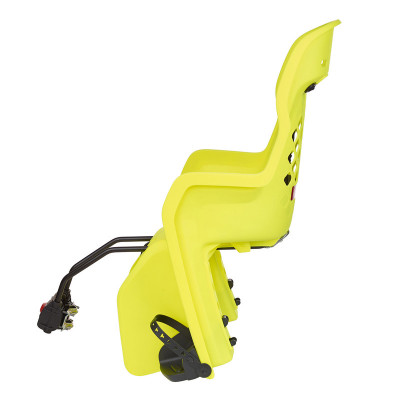 Siège de vélo arrière POLISPORT Joy FF fixation cadre - jaune fluo/gris foncé