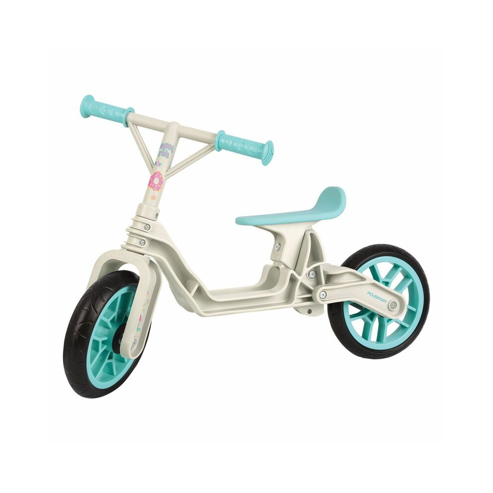 Draisienne POLISPORT Balance Bike jusqu'à 25Kg Plastic Cream / Mint