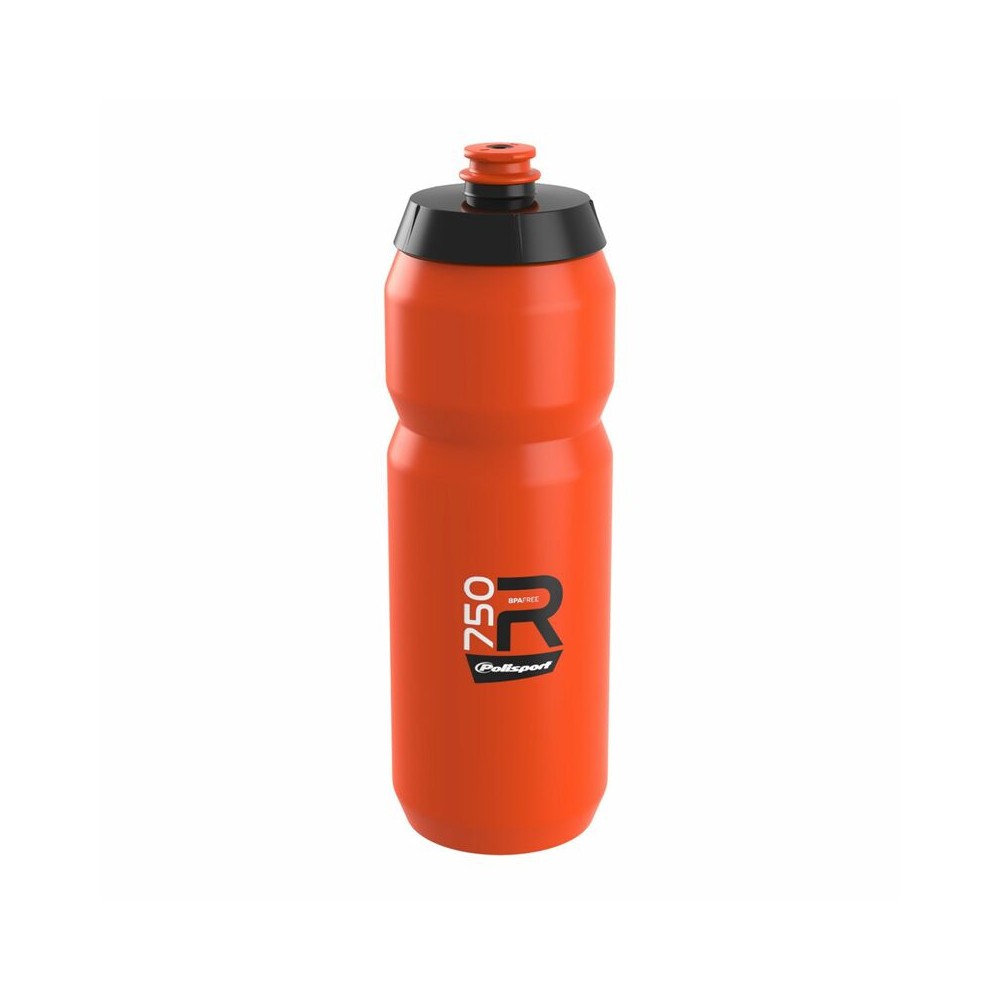 Bidon POLISPORT R750 orange bouchon à visser 750ml