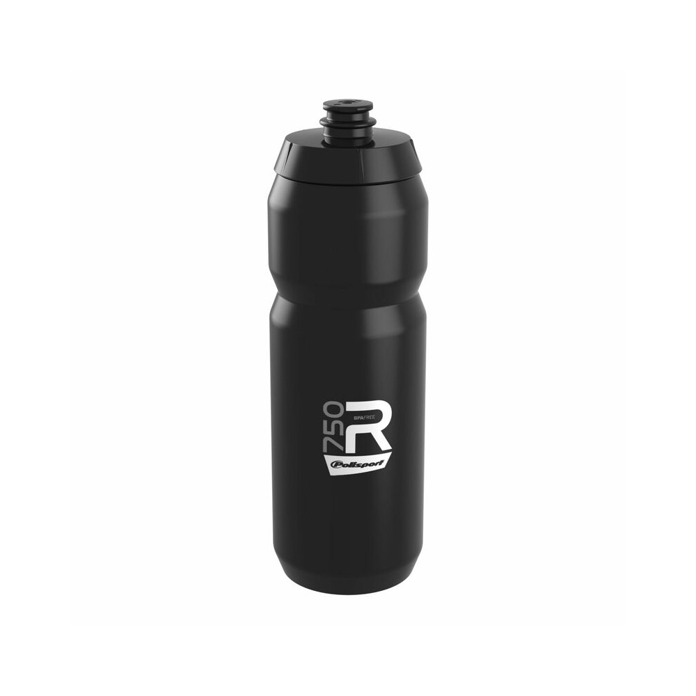 Bidon POLISPORT R750 noir bouchon à visser 750ml