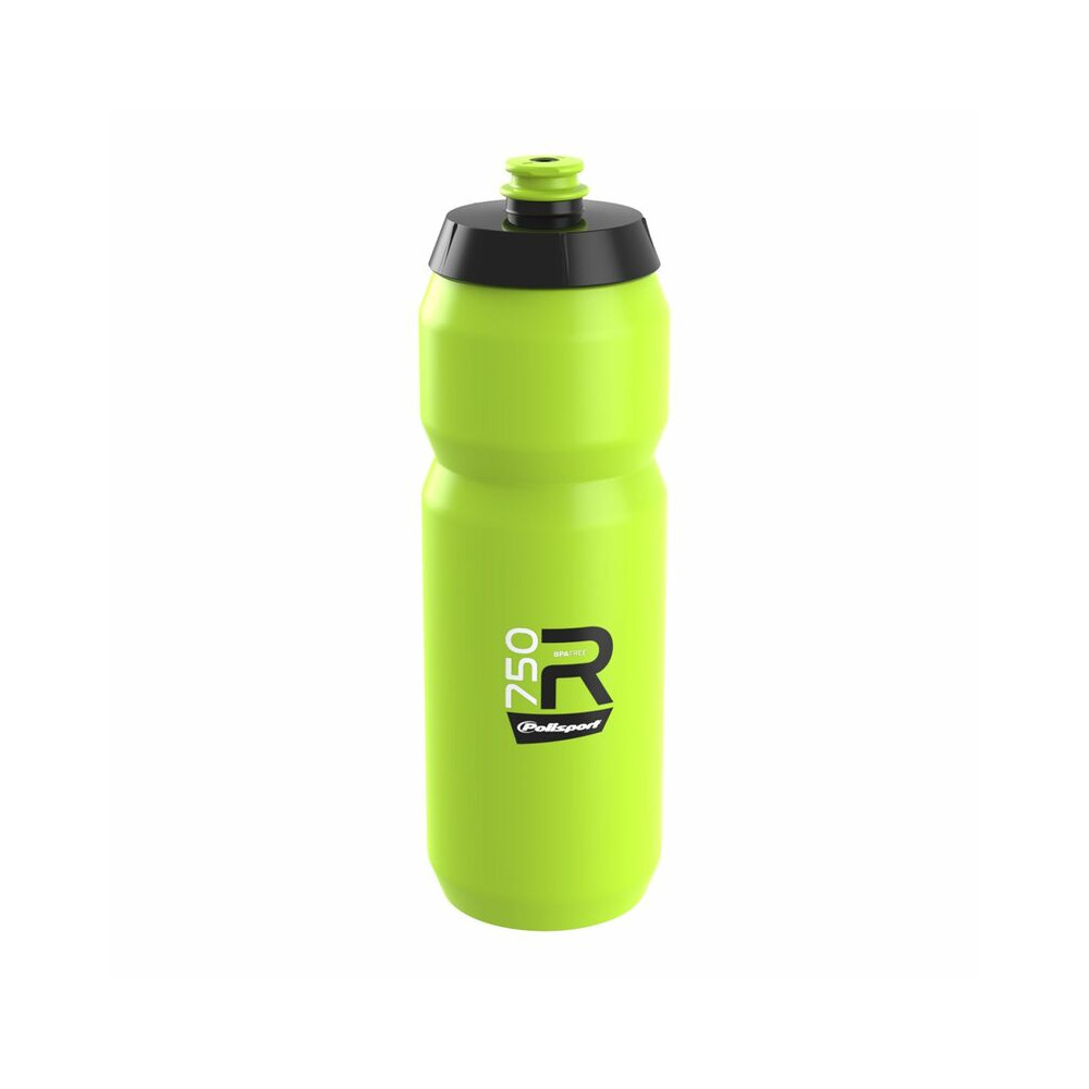 Bidon POLISPORT R750 Lime vert bouchon à visser 750ml