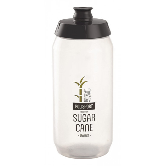 Bouteille d'eau POLISPORT Sugar Cane translucide 550ml