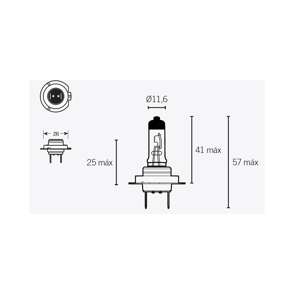 Ampoule V PARTS H7 12V 55W