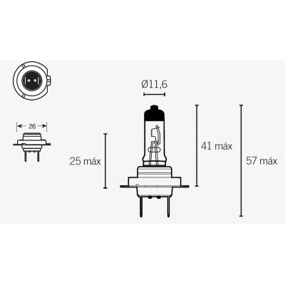 Ampoule V PARTS H7 12V 55W