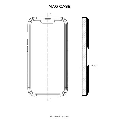 Coque de téléphone QUAD LOCK MAG - iPhone 13 Mini