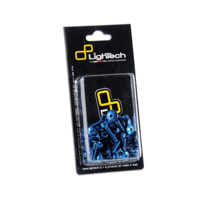 Kit vis de carénage LIGHTECH cobalt alu (47 pièces) Kawasaki Z1000