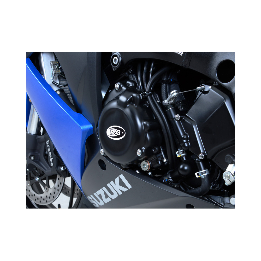 Couvre-carter gauche R&G RACING noir Suzuki GSX1000S