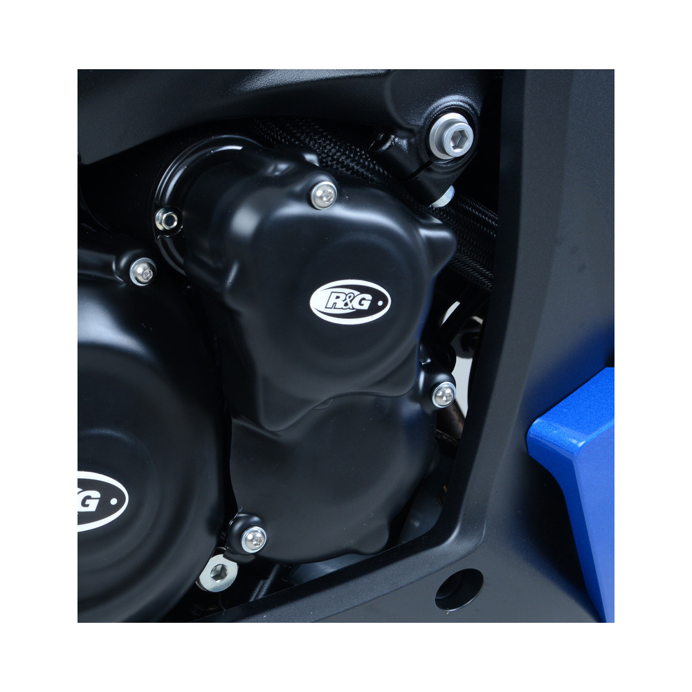 Couvres-carter droit (démareur & pompe à eau) R&G RACING noir Suzuki GSX1000S