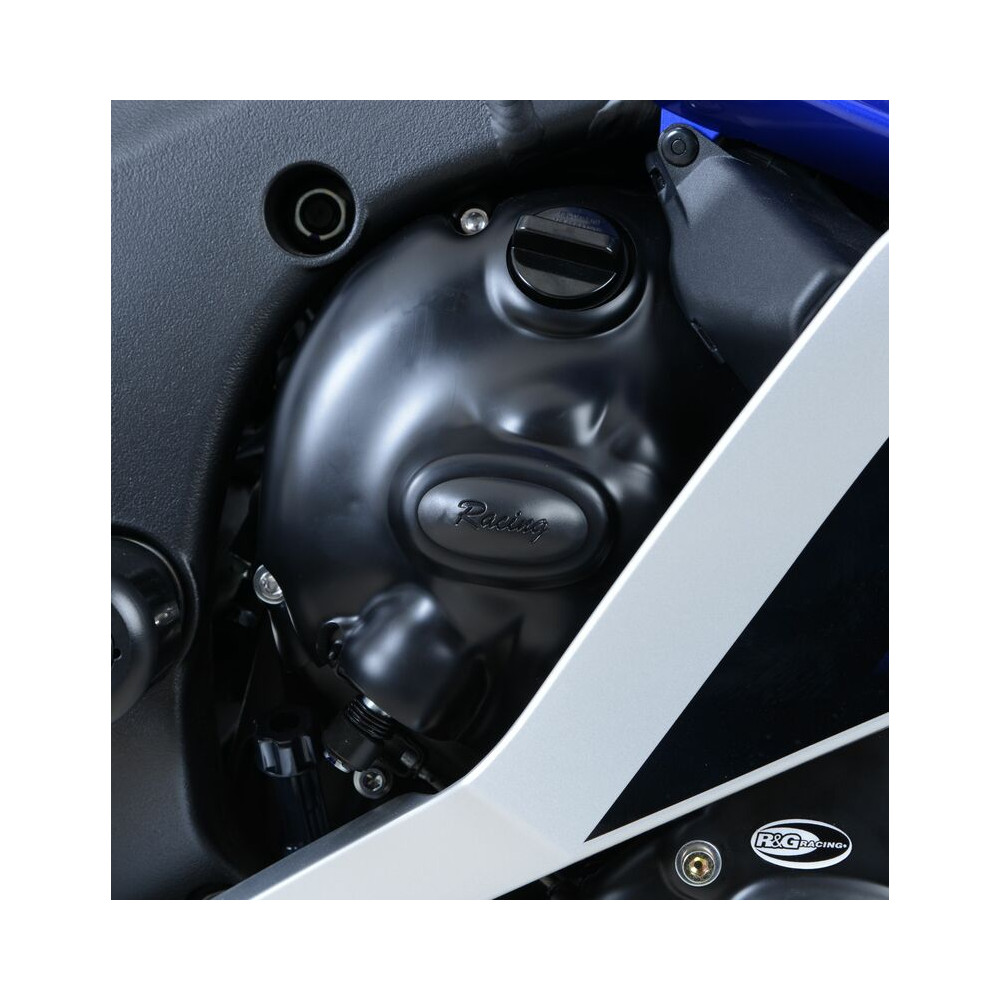 Couvre-carter droit R&G RACING Race Series noir Yamaha YZF-R6