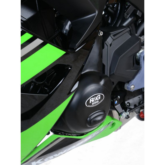 Couvre-carter gauche R&G RACING Race Series noir Kawasaki