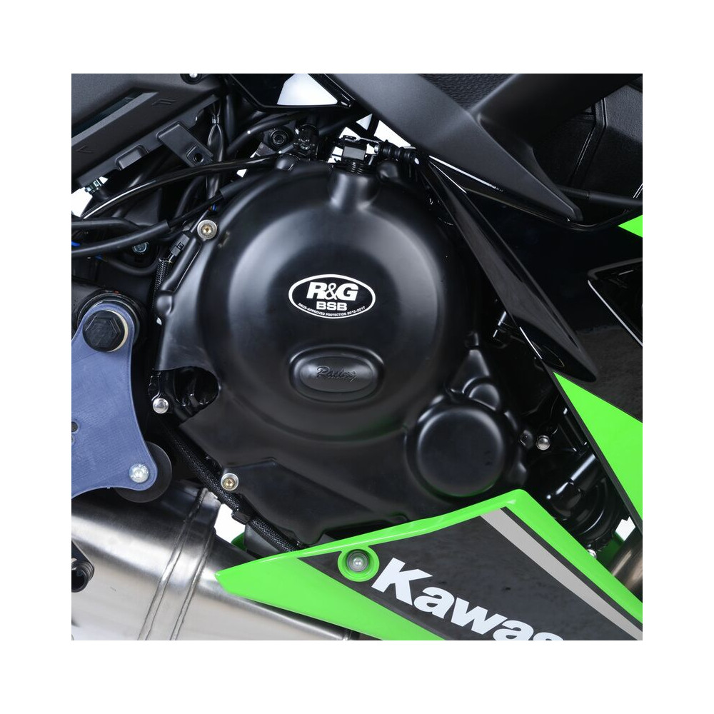 Couvre-carter droit R&G RACING Race Series noir Kawasaki