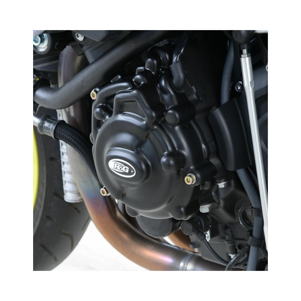 Couvre-carter gauche (alternateur) R&G RACING noir Yamaha MT-10