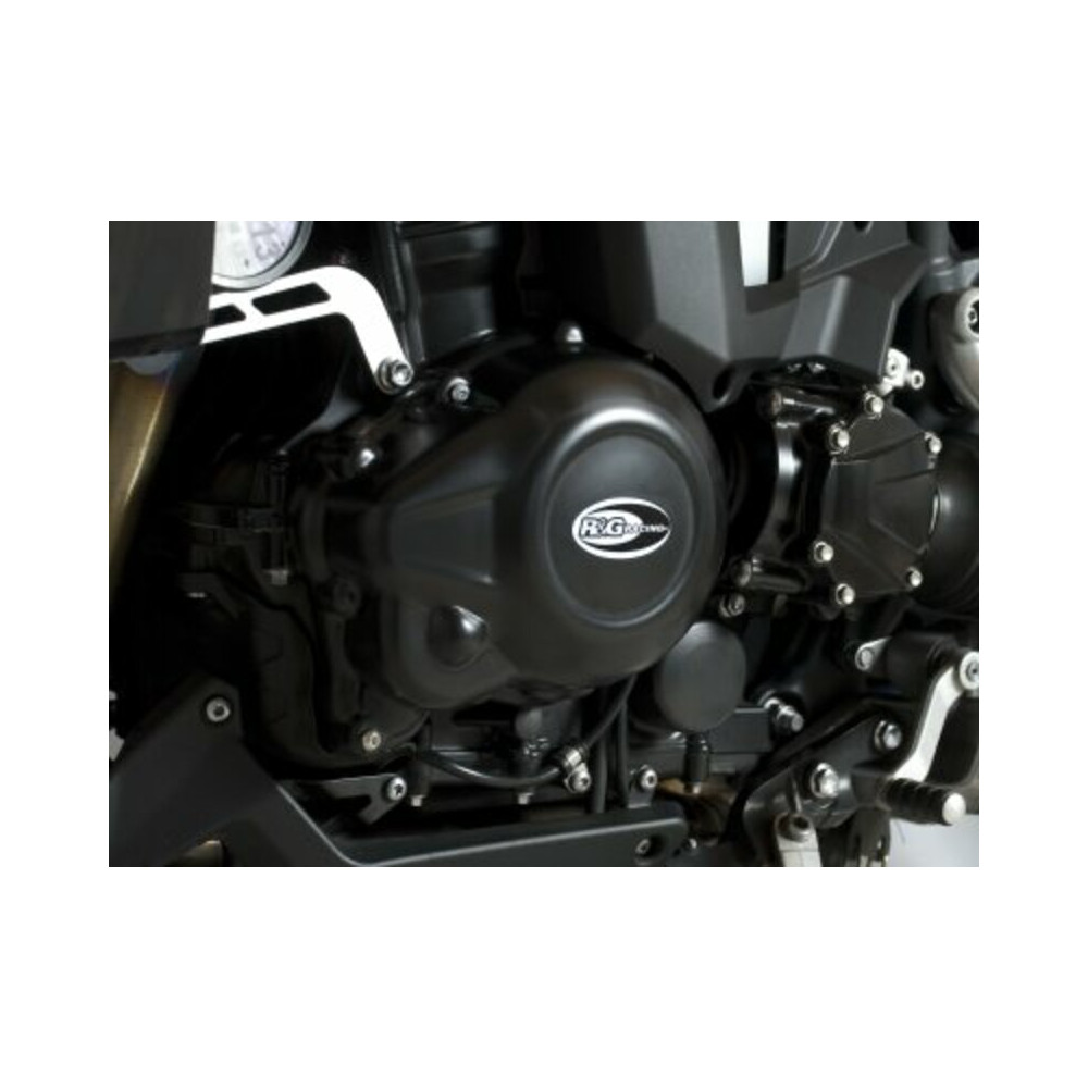 Couvre-carter gauche R&G RACING noir Triumph Tiger 1200 Explorer