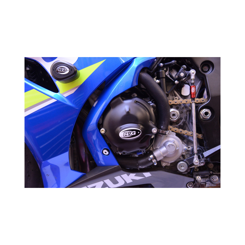 Couvre-carter gauche R&G RACING noir Suzuki GSX-R1000