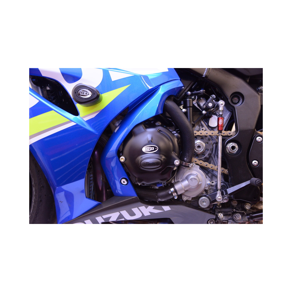 Couvre-carter gauche R&G RACING Race Series noir Suzuki GSX-R1000