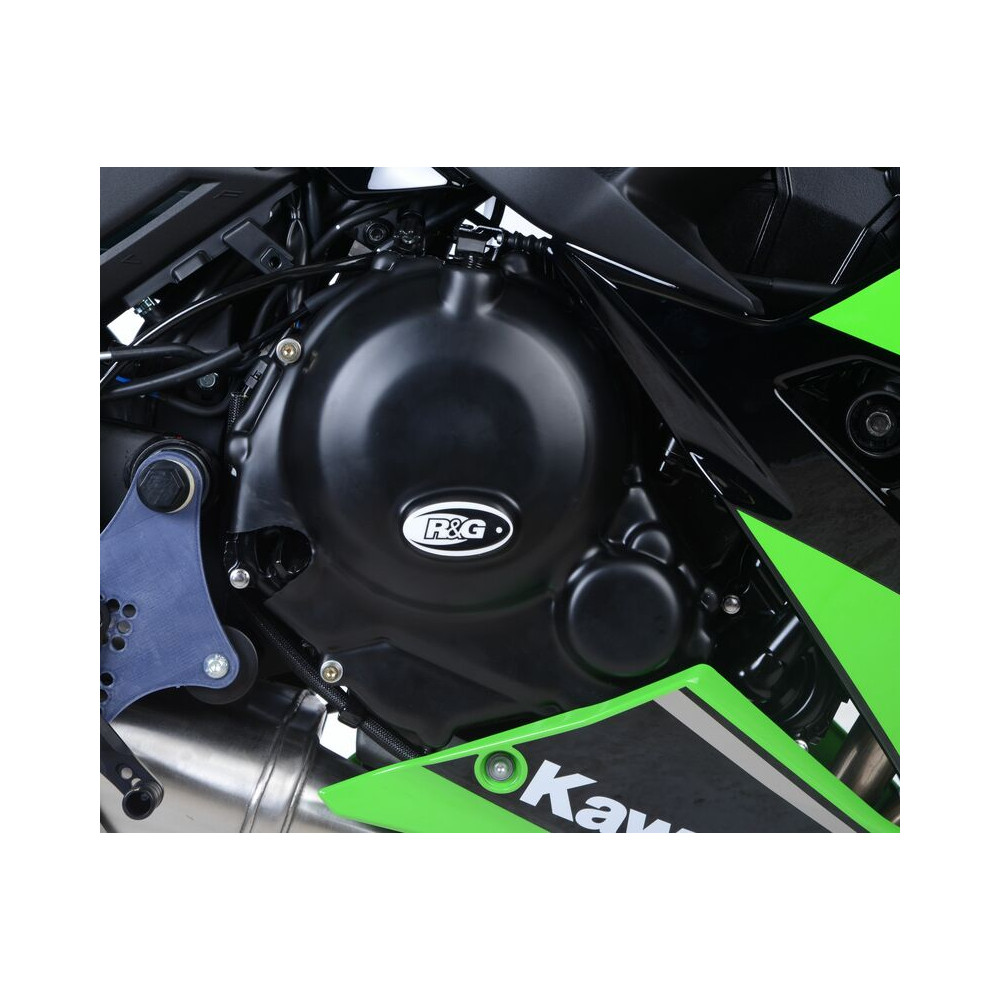 Couvre-carter droit R&G RACING noir Kawasaki Z650