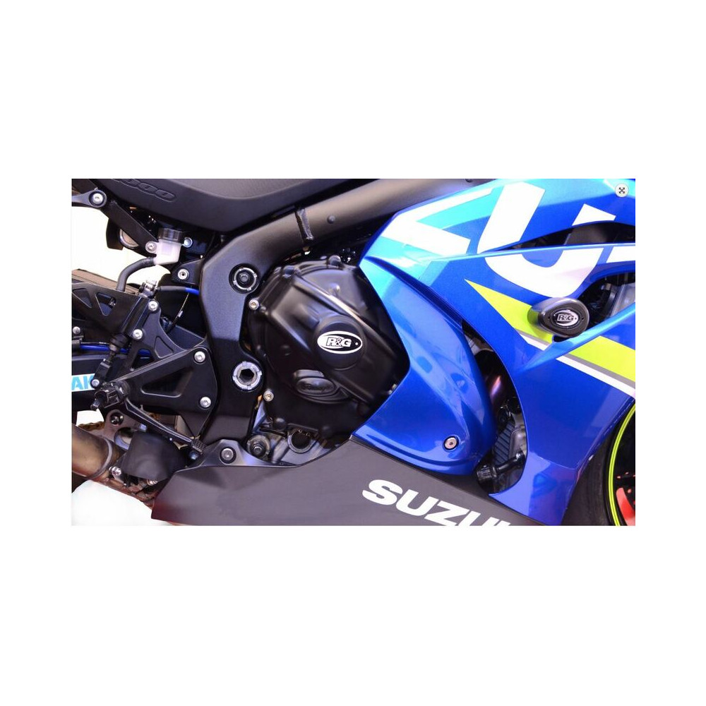 Couvre-carter droit (embrayage) R&G RACING Race Series noir Suzuki GSX-R1000