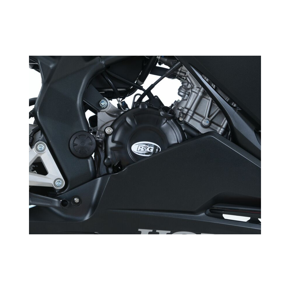 Couvre-carter droit R&G RACING noir Honda CBR250RR