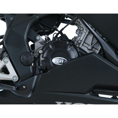 Couvre-carter droit R&G RACING noir Honda CBR250RR