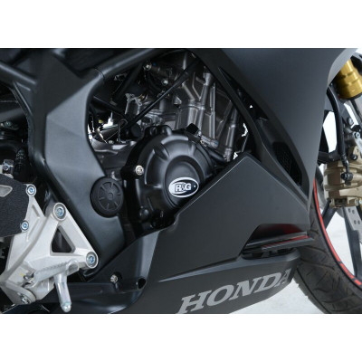 Couvre-carter droit R&G RACING noir Honda CBR250RR