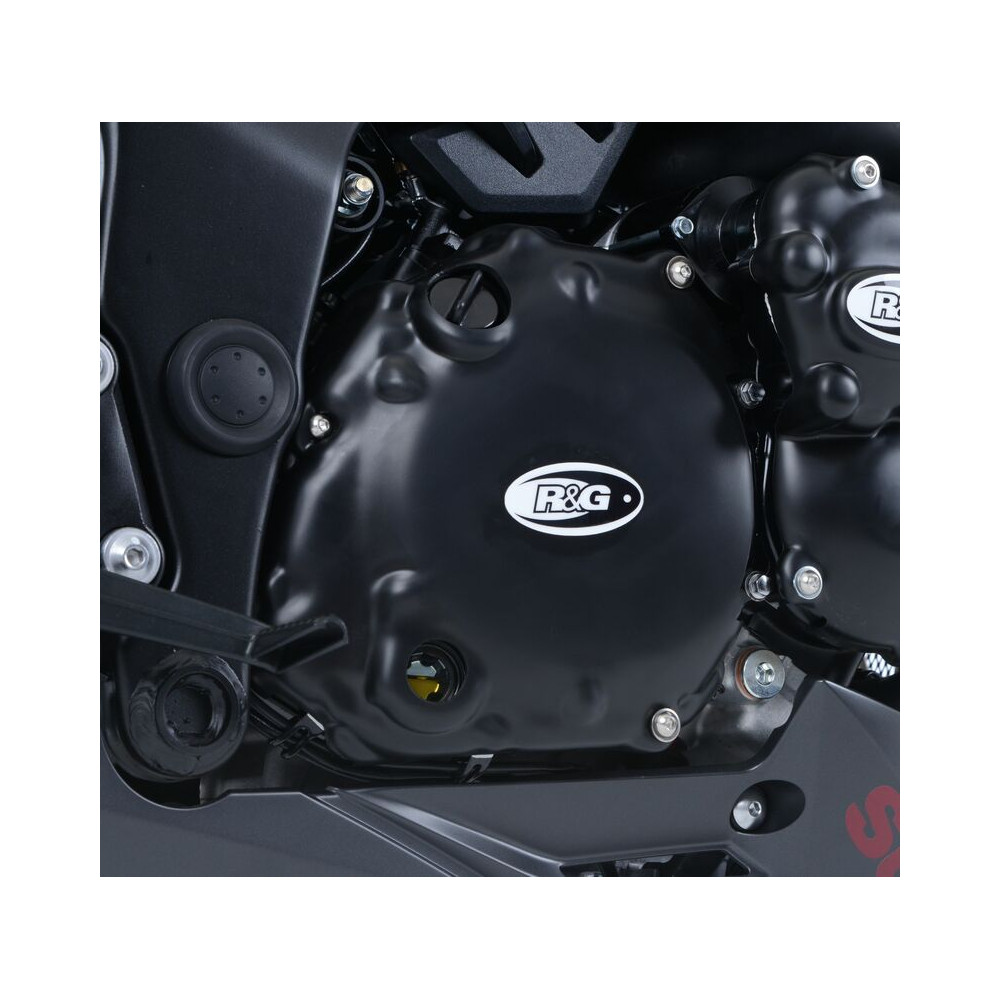 Couvre-carter droit (embrayage) R&G RACING noir GSX-S 750