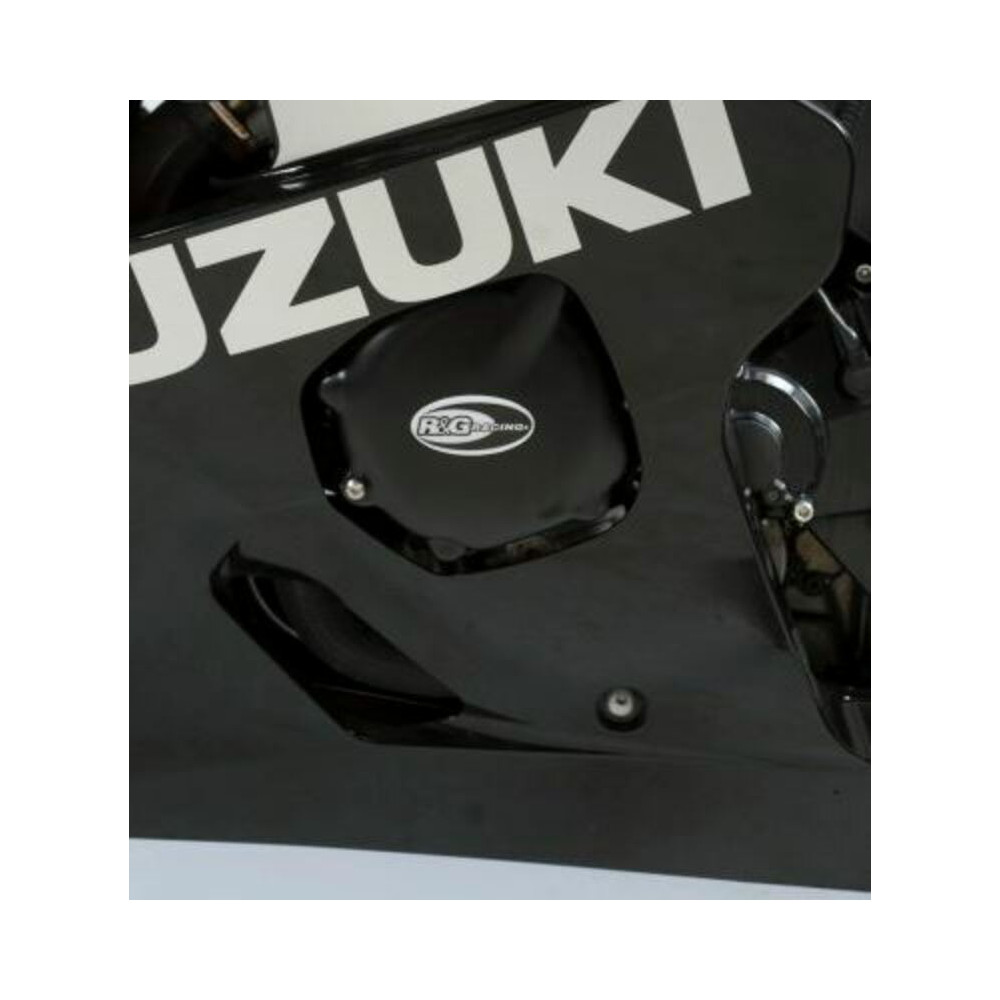 Kit couvre-carter R&G RACING noir Suzuki GSX-R600 (2 pièces)