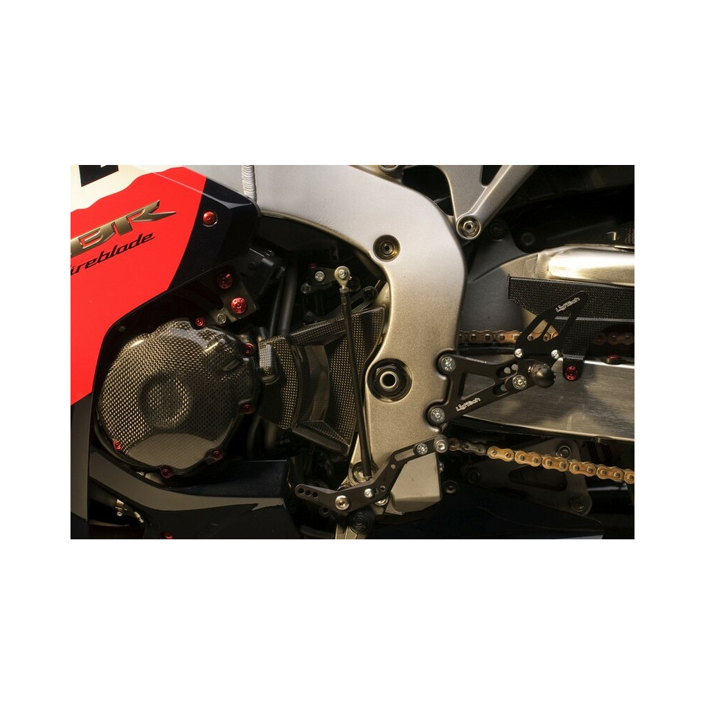 Couvre carter alternateur LIGHTECH carbone brillant Honda Cbr1000Rr