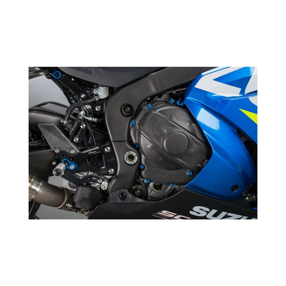 Couvre-carter embrayage LIGHTECH carbone matte Suzuki GSX-R1000