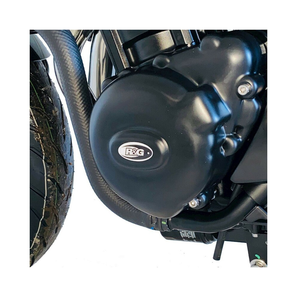 Couvre-carter gauche R&G RACING noir Kawasaki Z900RS