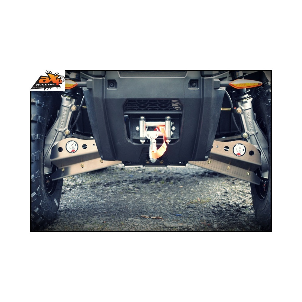 Protection de triangle avant AXP - aluminium 4mm Polaris Sportsman 570