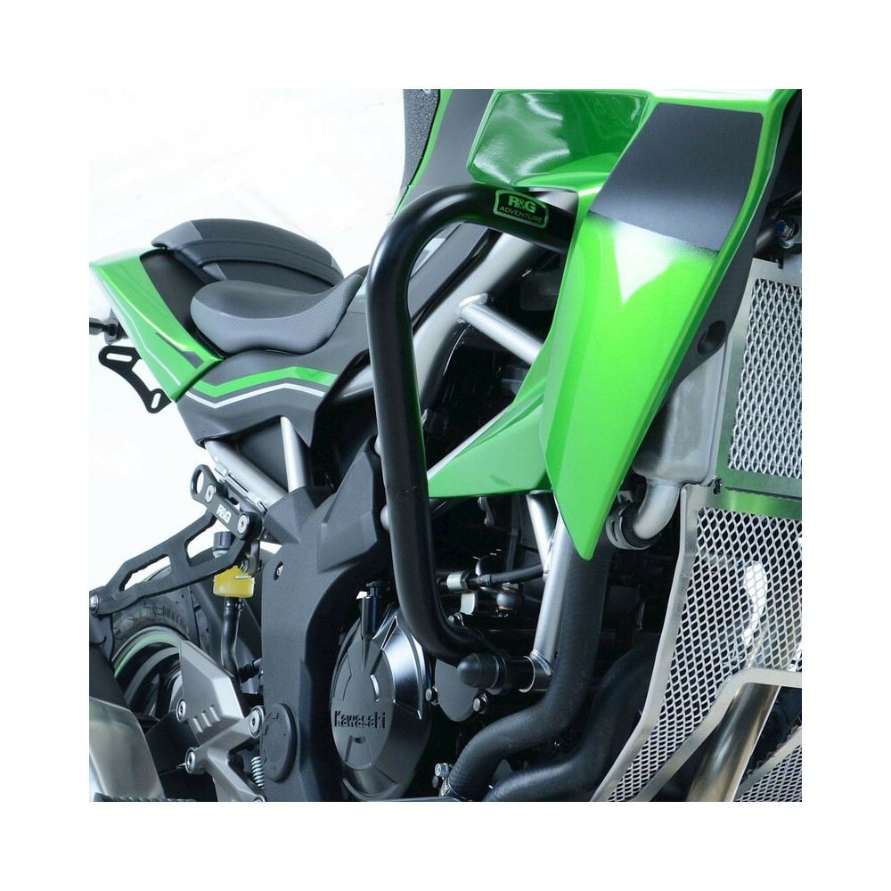 Protections latérales R&G RACING noir Kawasaki Z125