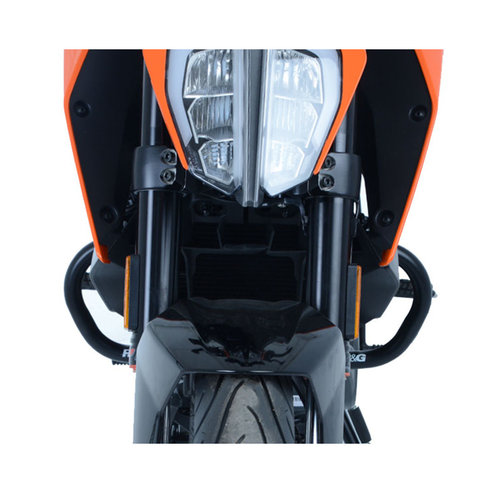 Protections latérales R&G RACING orange KTM Duke