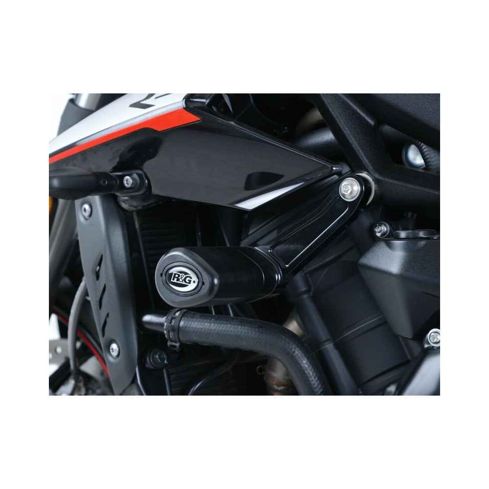 Tampons de protection R&G RACING Aero noir Triumph Street Triple