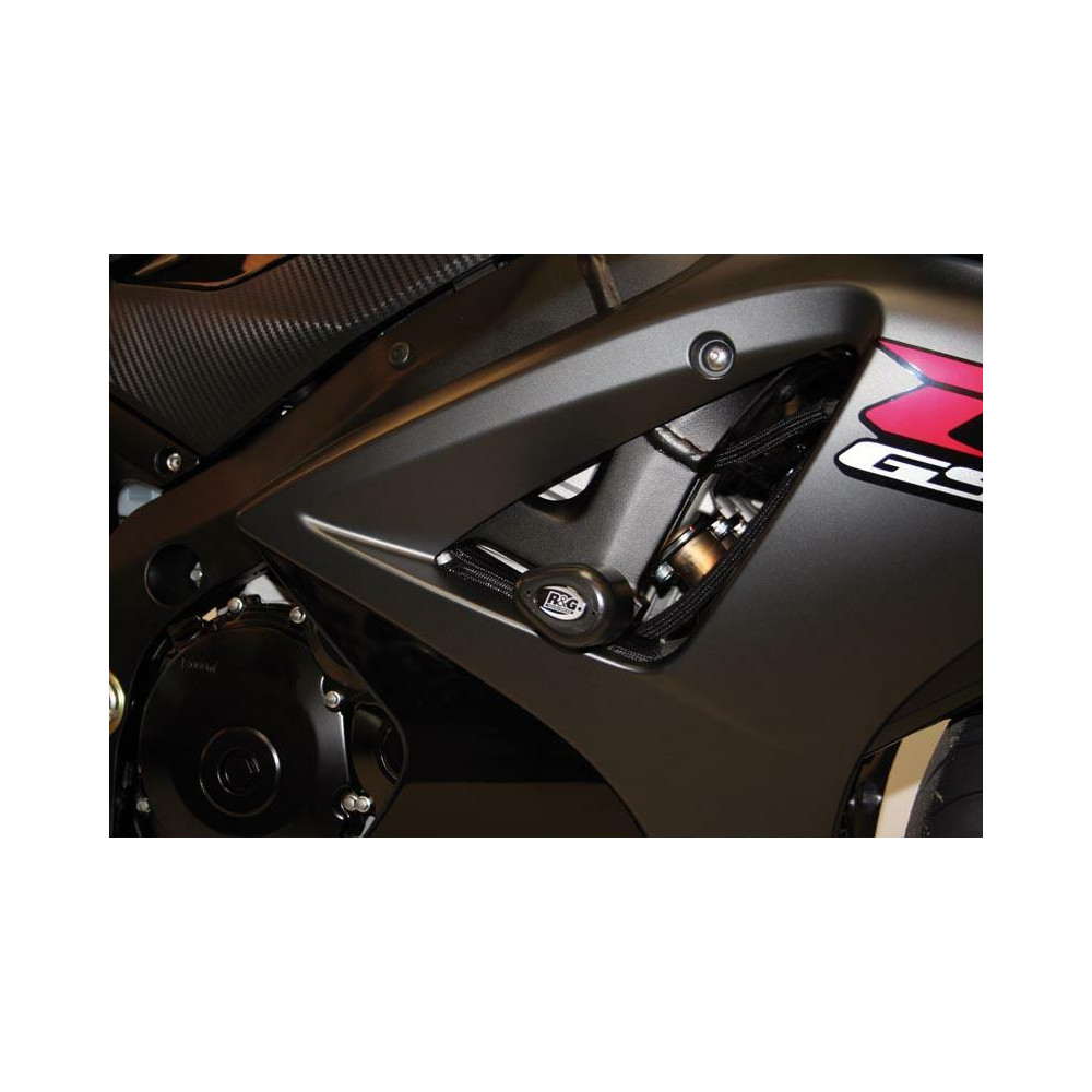 Tampons de protection R&G RACING Aero noir Suzuki GSX-R1000