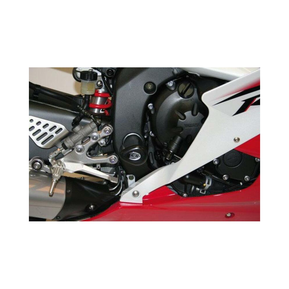 Tampons de protection inférieurs R&G RACING Aero noir Yamaha YZF-R6