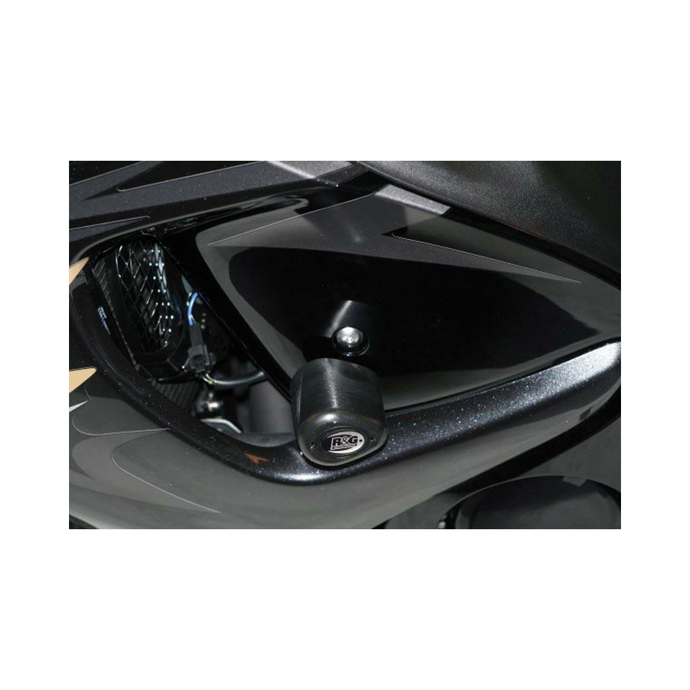 Tampons de protection R&G RACING Aero noir Suzuki GSX1340R Hayabusa