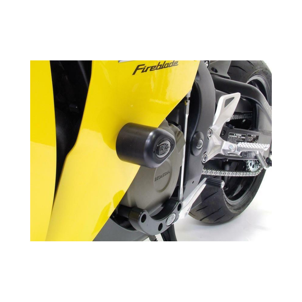 Tampons de protection R&G RACING Aero noir Honda CBR1000RR Fireblade/SP/SP2