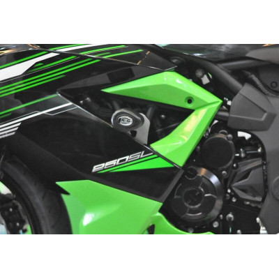 Tampons de protection R&G RACING Aero noir Kawasaki Ninja 250SL