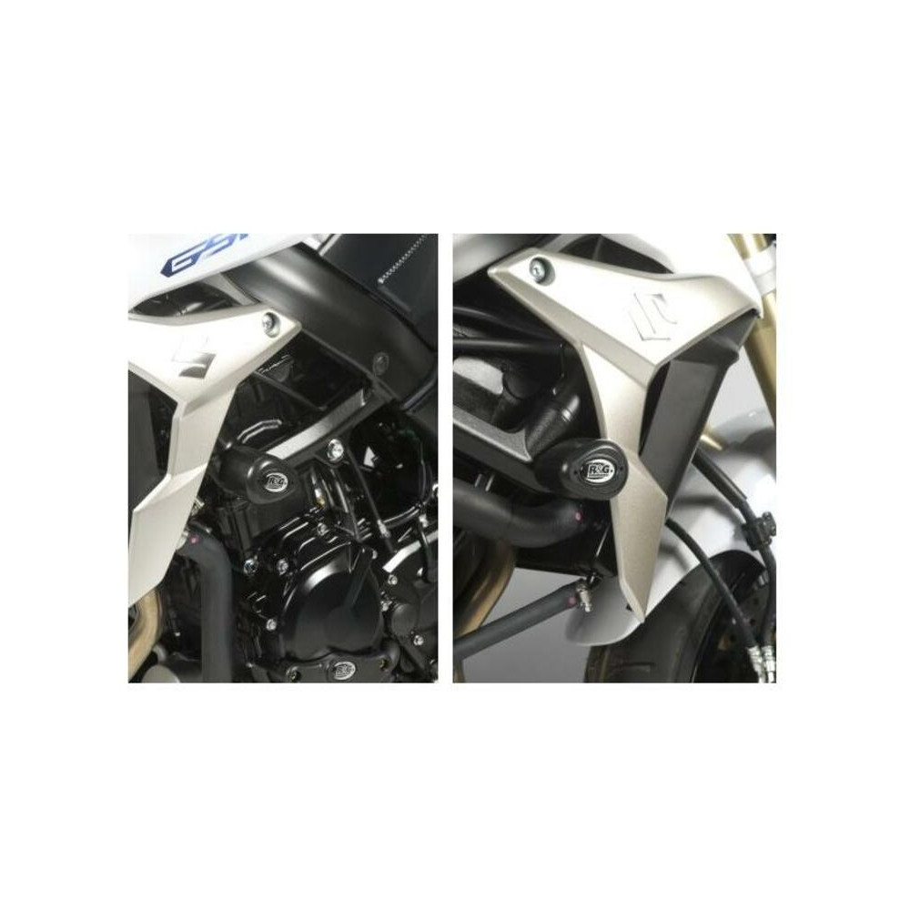 Tampons de protection R&G RACING Aero noir Suzuki GSR 750