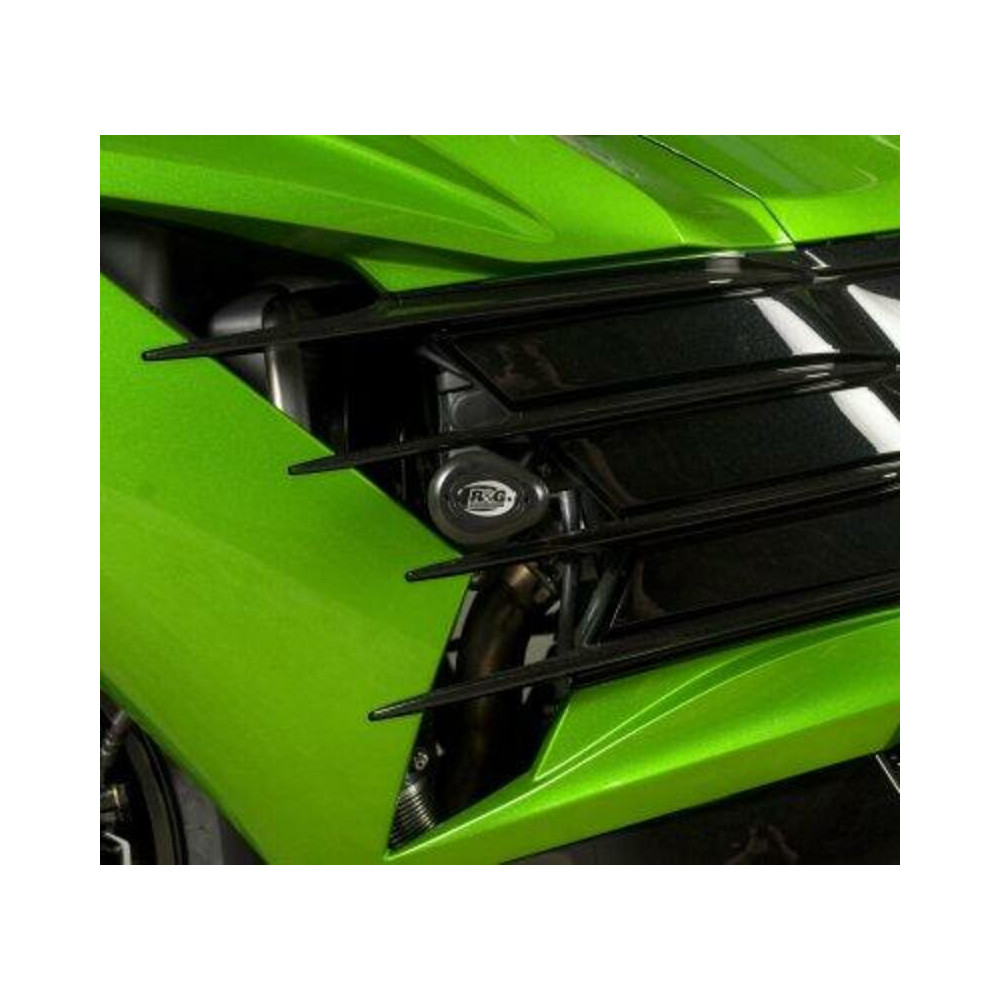 Tampons de protection R&G RACING noir Kawasaki ZZR1400