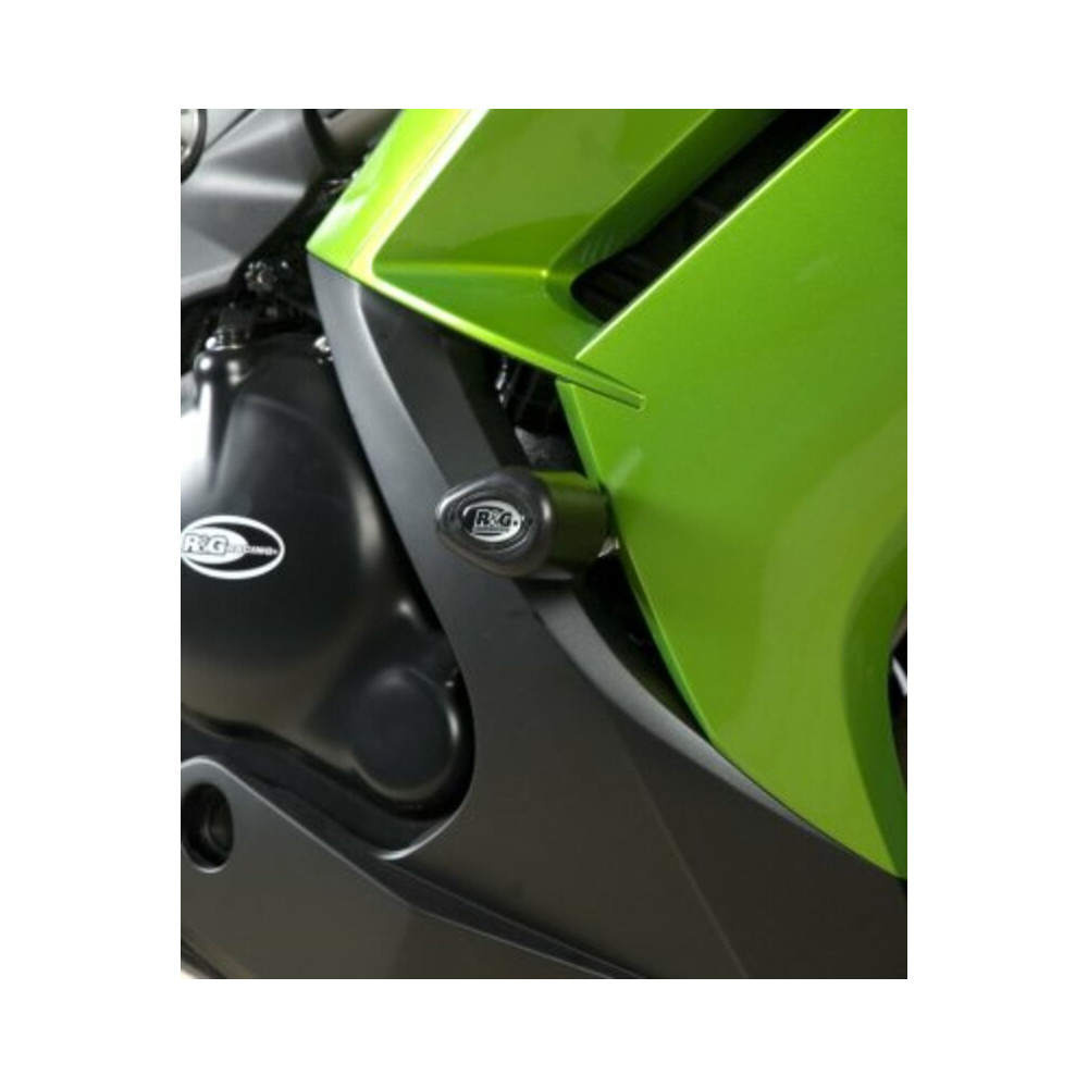 Tampons de protection R&G RACING Aero noir Kawasaki ER6-F