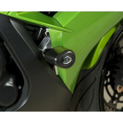 Tampons de protection R&G RACING Aero noir Kawasaki ER6-F