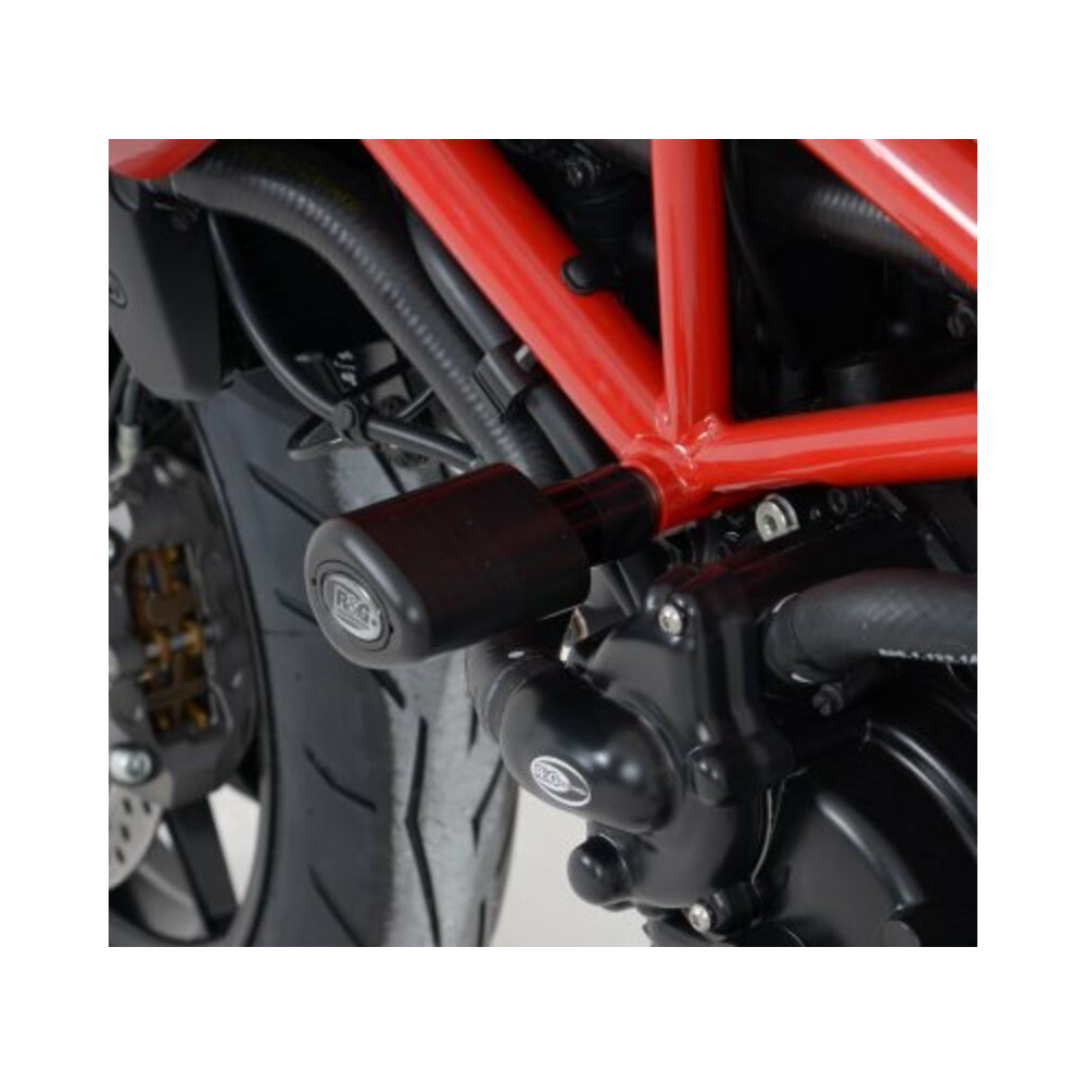 Tampons de protection R&G RACING Aero noir Ducati Hypermotard/Hyperstrada 939