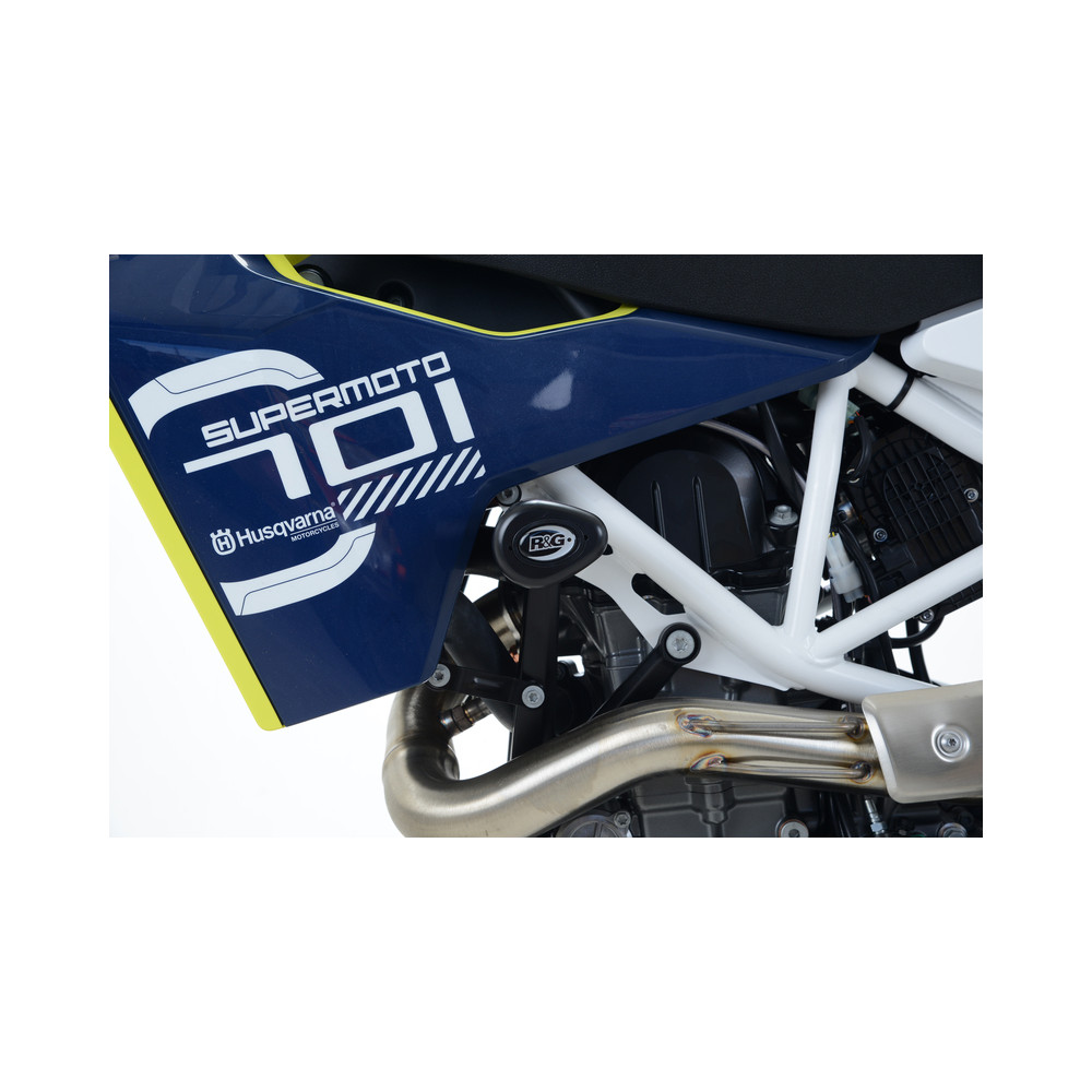 Tampons de protecion Aero R&G RACING noir Husqvarna 701 Supermoto