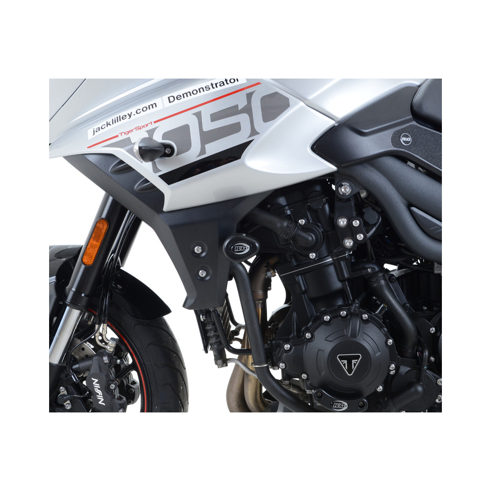 Tampons de protection R&G RACING Aero noir Triumph Tiger 1050 Sport