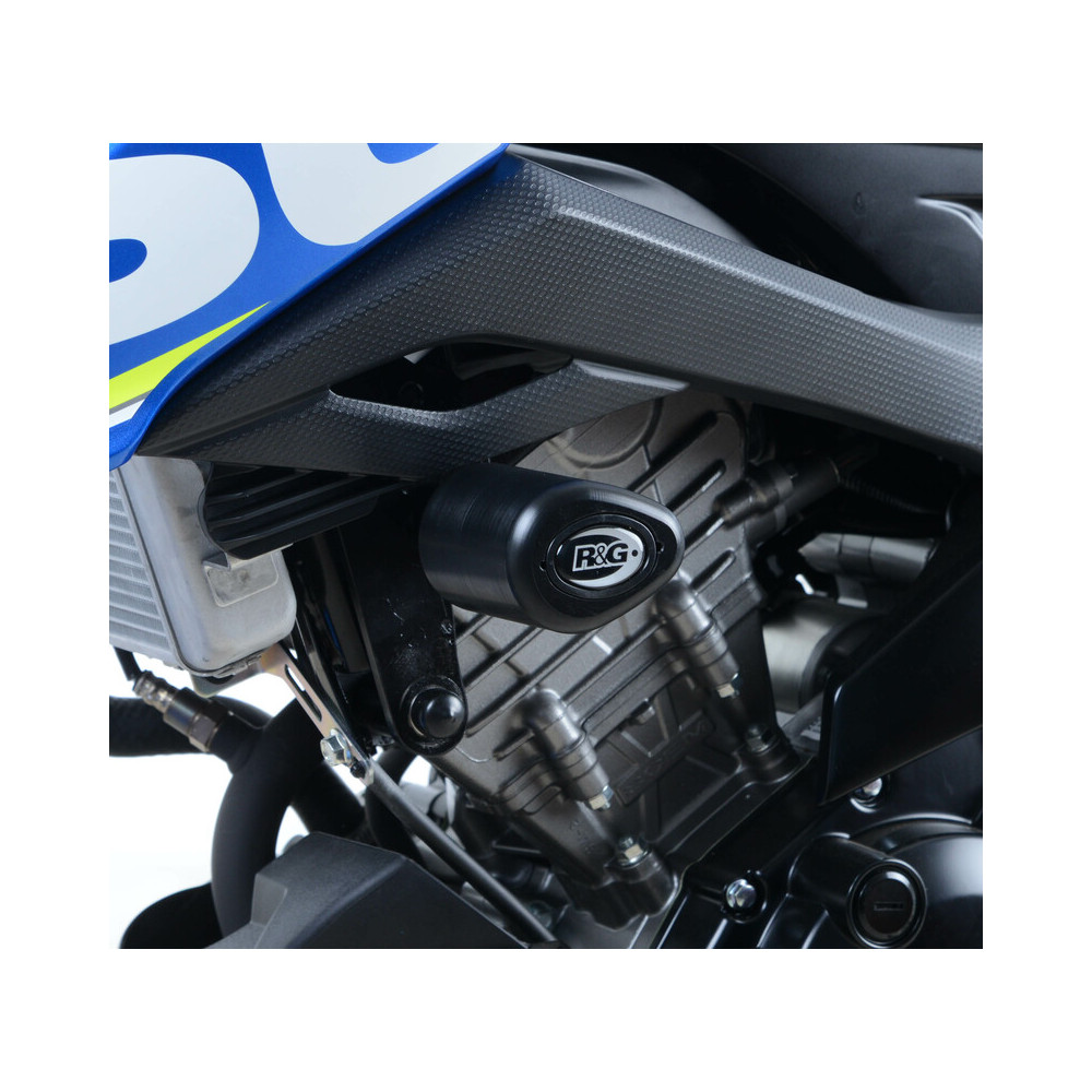 Tampons de protection R&G RACING Aero noir Suzuki GSX-S125